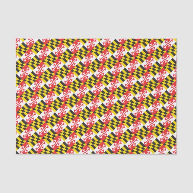 Maryland Flag Tissue Paper (Front)