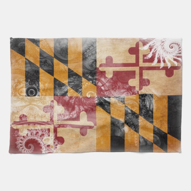 Maryland Flag Towel (Horizontal)