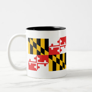 Maryland Flag Two-Tone Coffee Mug