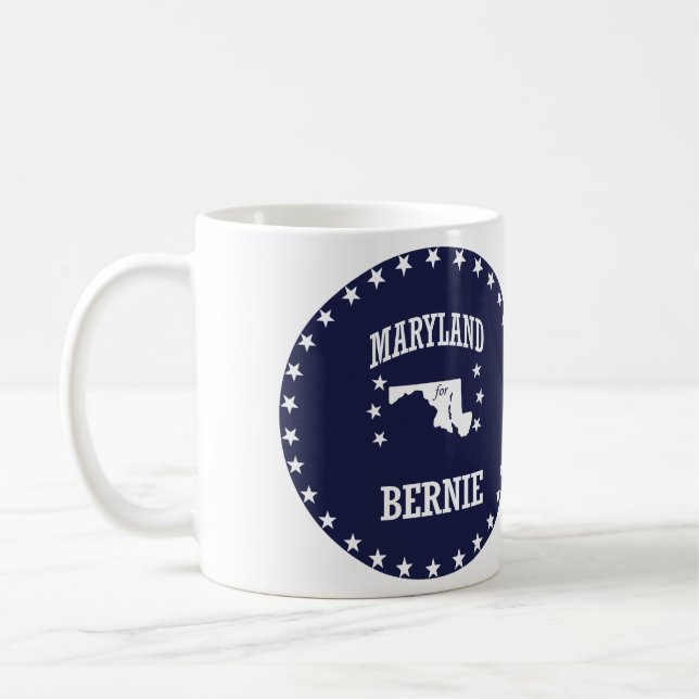 MARYLAND FOR BERNIE SANDERS COFFEE MUG (Left)