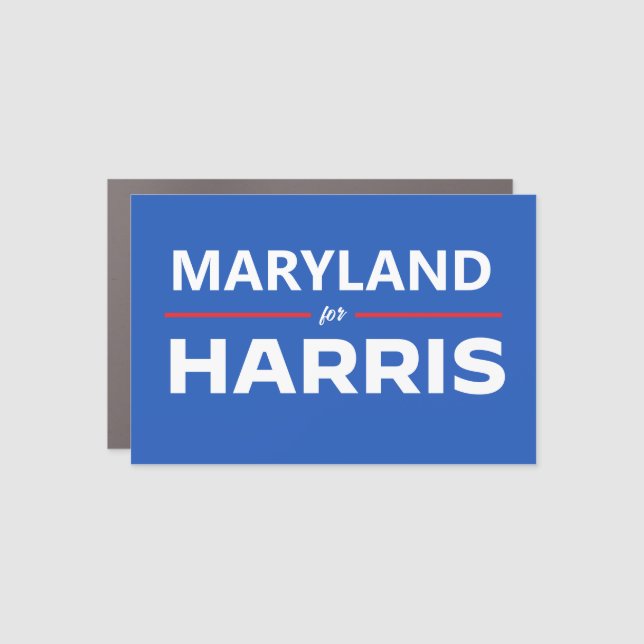Maryland  for Kamala Harris Car Magnet (Front)