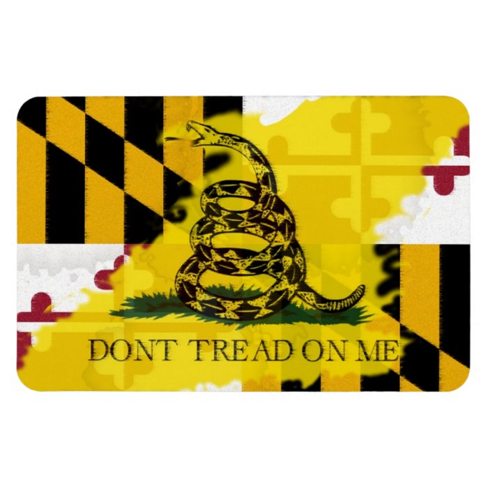 Maryland Gadsden Flag Magnet