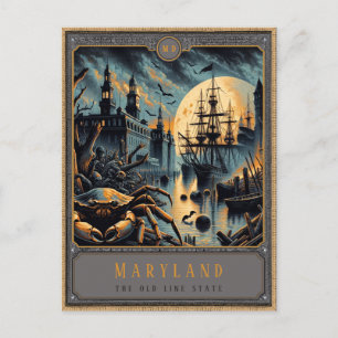 Maryland   Gothic Art Postcard
