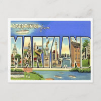 Maryland Greetings From US States