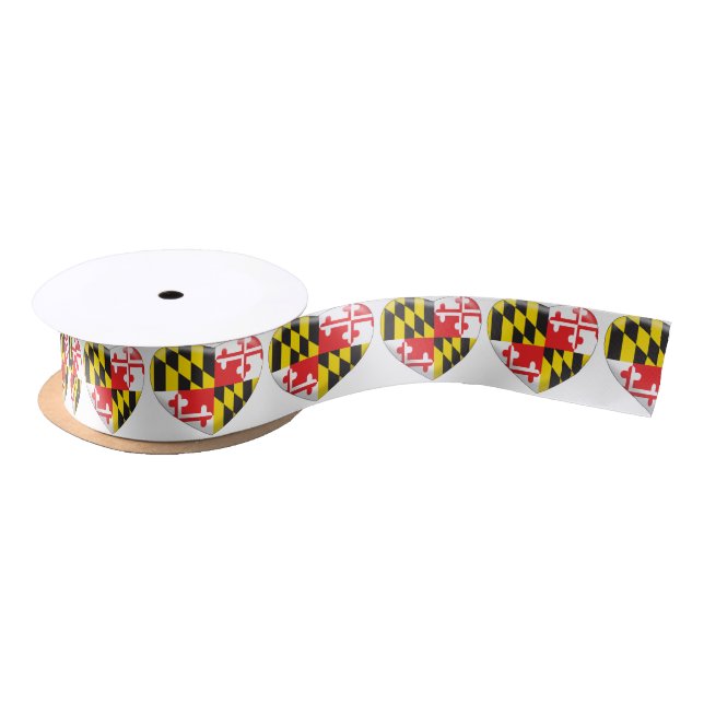 Maryland Heart Satin Ribbon (Spool)
