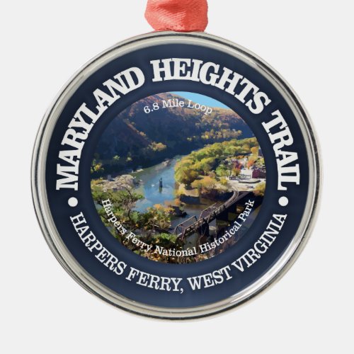 Maryland Heights Trail Metal Ornament