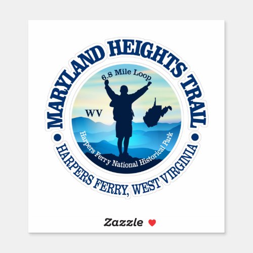 Maryland Heights V Sticker