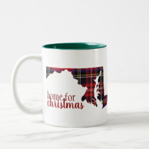Maryland - Home for Christmas Mug