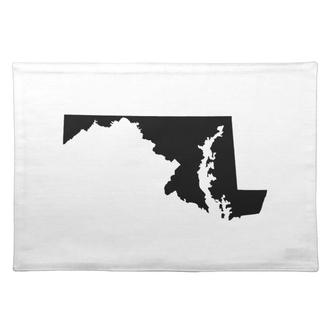 Maryland in Black and White Placemat (Front)