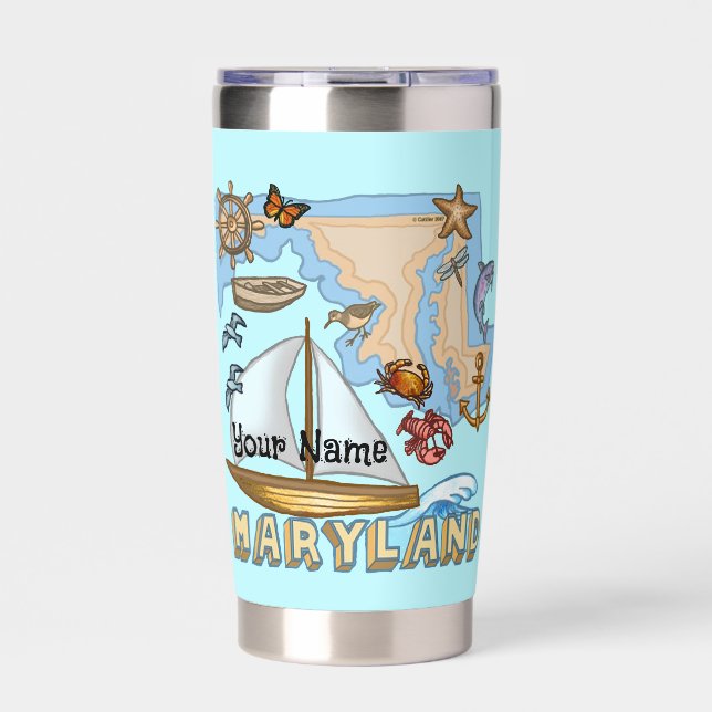 Maryland  insulated tumbler (Front)