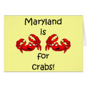 Maryland is for Crabs (Front Horizontal)