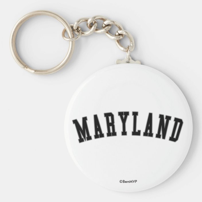 Maryland Key Chain