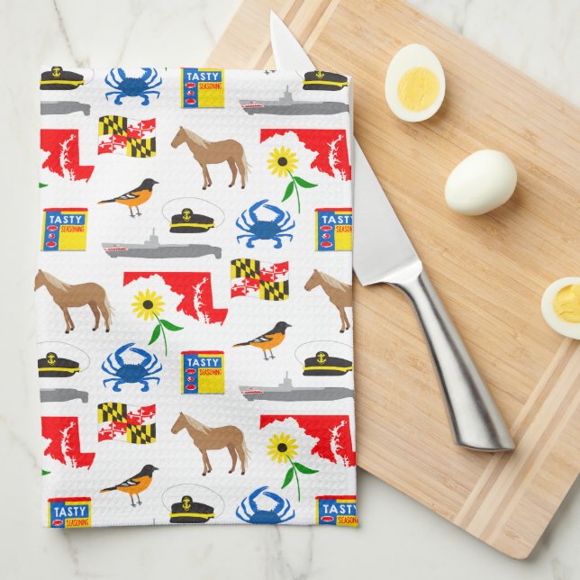 Maryland Kitchen Towel (Quarter Fold)