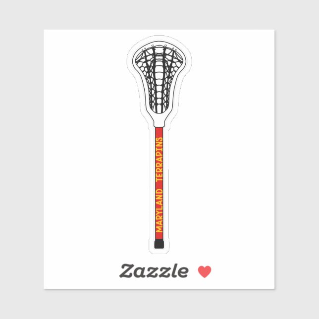 Maryland lacrosse stick sticker (Sheet)