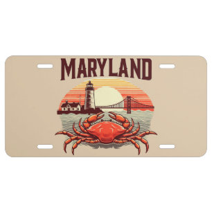 Maryland License Plate