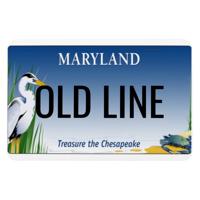 Maryland License Plate Flexible Magnet (Horizontal)