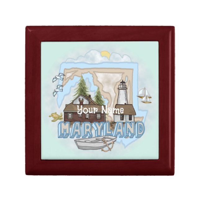 Maryland Lighthouse  Gift Box (Front)