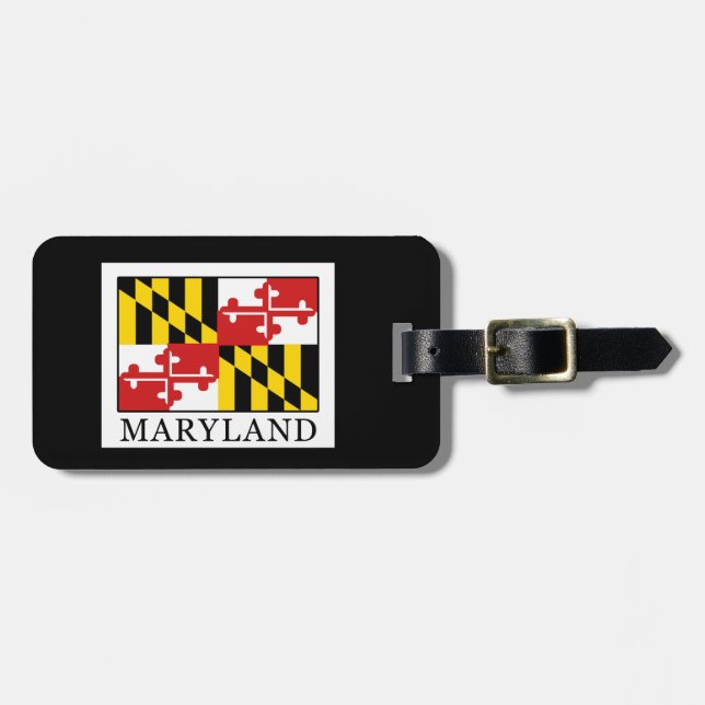 Maryland Luggage Tag (Front Horizontal)