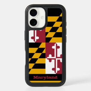 Maryland & Maryland Flag fashion /sports USA iPhone 16 Case