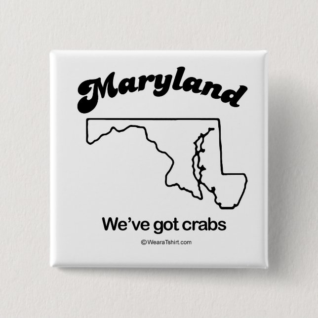 MARYLAND - "MARYLAND STATE MOTTO" T-shirts and Gea Button (Front)