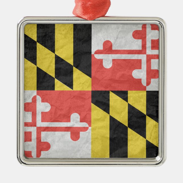 MARYLAND METAL ORNAMENT (Front)