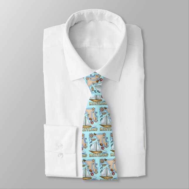 Maryland  neck tie (Tied)