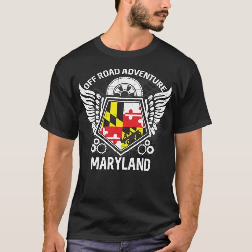 Maryland Off Road Adventure 4x4 Trail Ride Mudding T_Shirt