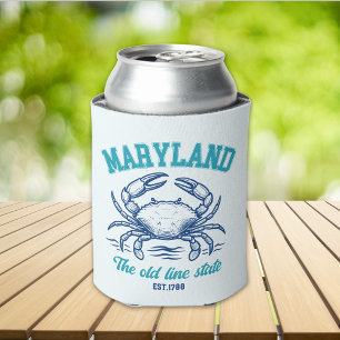 Maryland Old Line State Crab Can Cooler