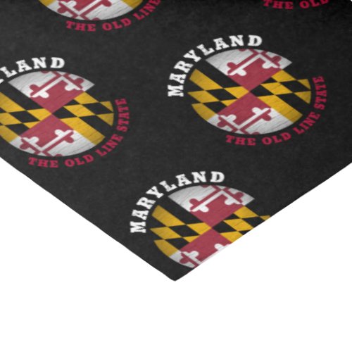 MARYLAND OLD LINE STATE FLAG TISSUE PAPER