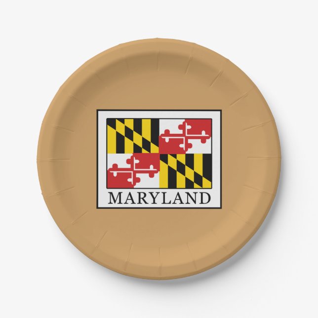Maryland Paper Plates (Front)