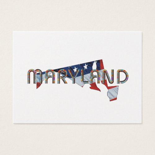 Maryland Patriot Business Card Template