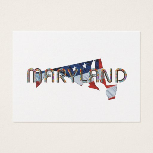 Customizable Maryland Patriot Business Card Template