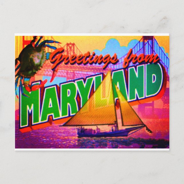 Maryland Postcard (Front)