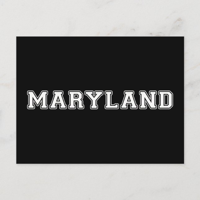 Maryland Postcard (Front)