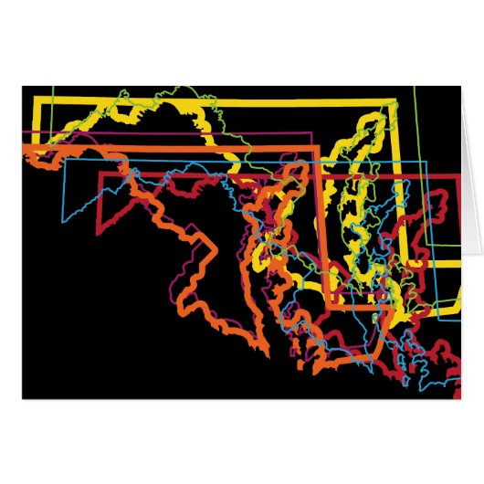 maryland pride blur cards (Front Horizontal)