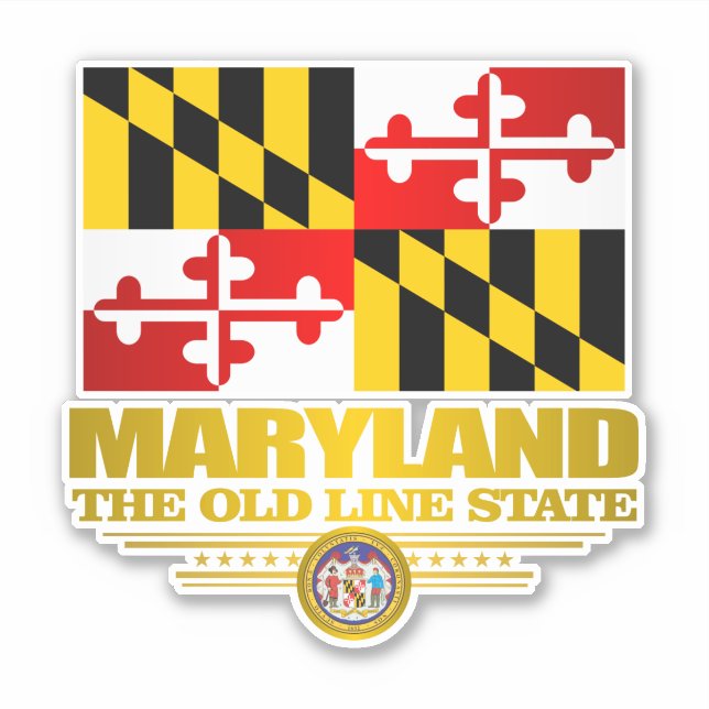 Maryland Pride Sticker (Front)
