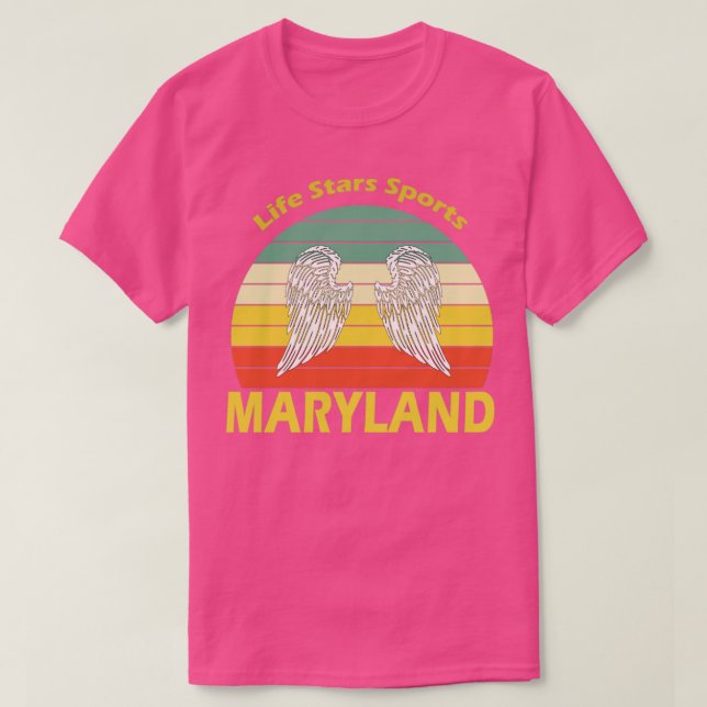 Maryland Retro  T-Shirt (Design Front)