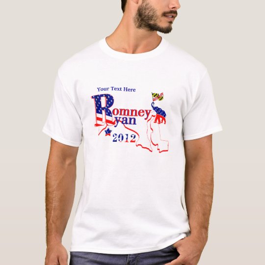 Maryland Romney and Ryan 2012 Tee Shirt