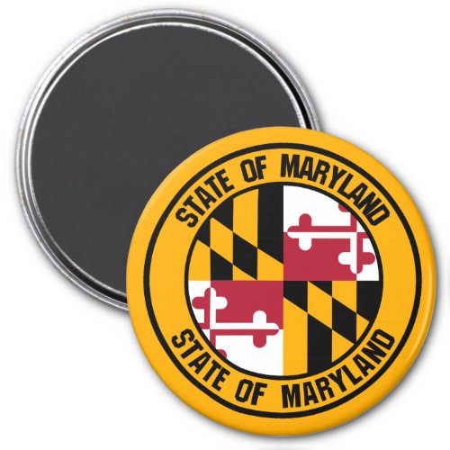 Maryland Round Emblem Magnet