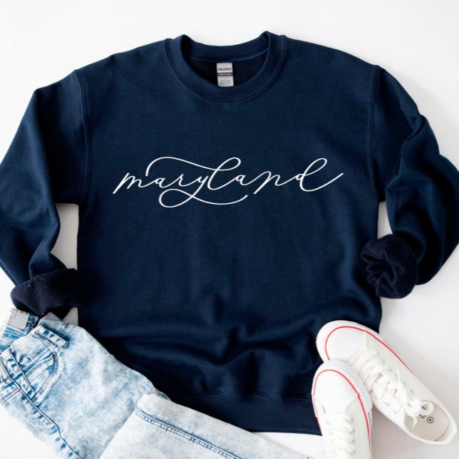 Maryland Script State Women’s Sweatshirt (Creator Uploaded)