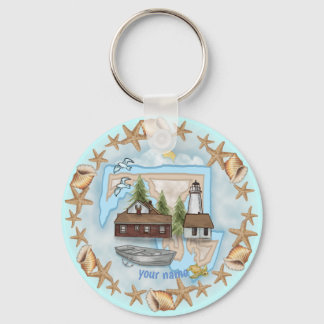Maryland Shells Lighthouse keychain