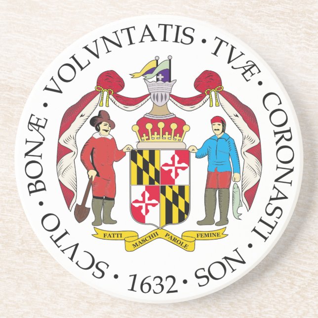 Maryland sign coaster (Front)