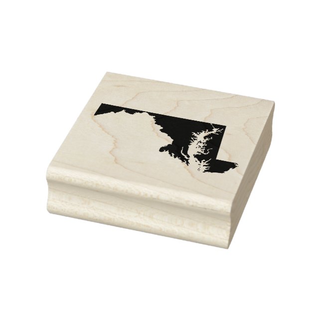 Maryland Solid Rubber Art Stamp (Stamp)