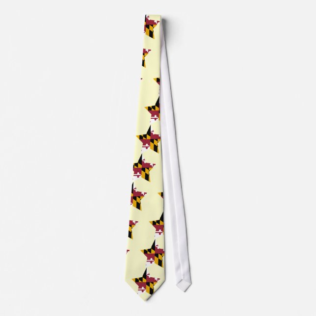 Maryland Star Neck Tie (Front)