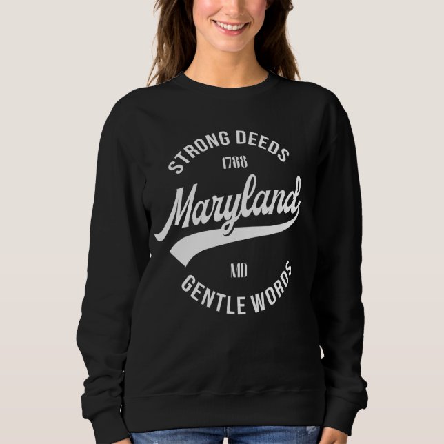 Maryland State 1 Sweatshirt (Front)