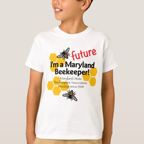 Maryland State Beekeepers Association Kids t_shirt