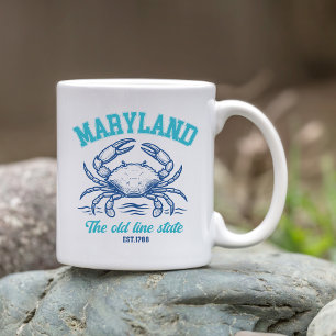 Maryland State Crab – The Old Line State Coffee Mug