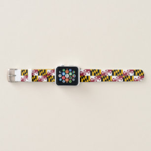 Maryland State Flag Apple Watch Band