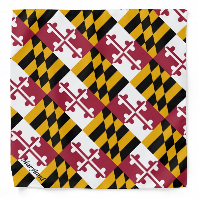 Maryland State Flag Bandana (Front)