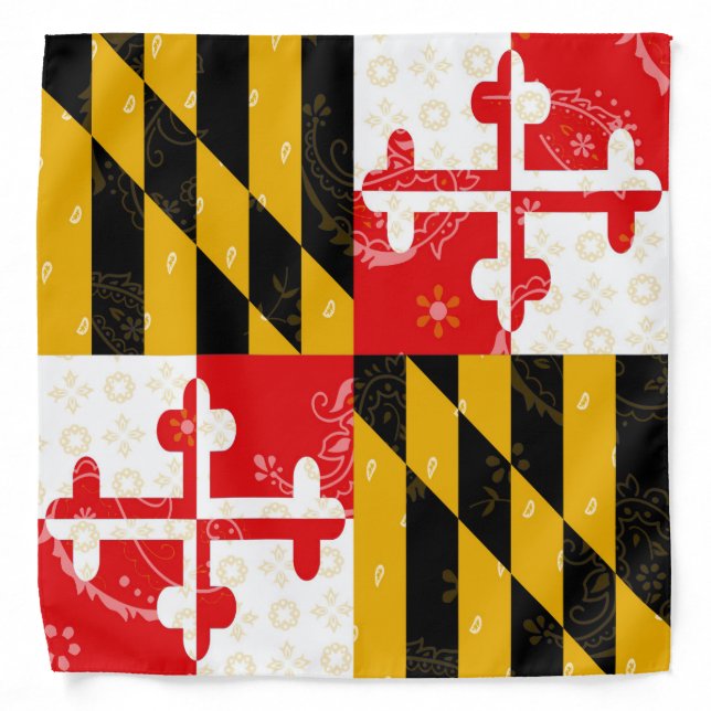 Maryland State Flag Bandana (Front)